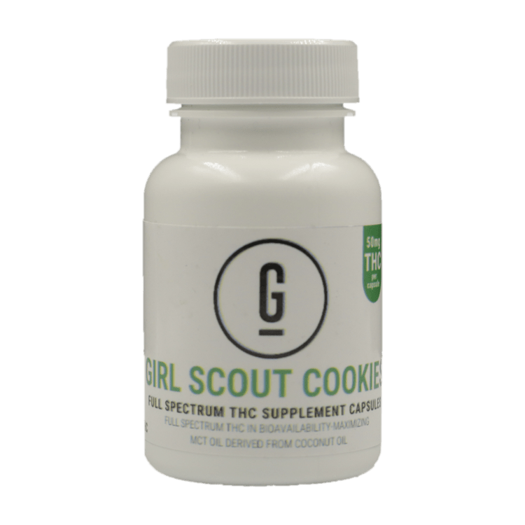 GRASS – THC Capsules – Girl Scout Cookies – 50mg | BC Weed Edible Canada GRASS – THC Capsules – Girl Scout Cookies – 50mg | BC Weed Edible Canada