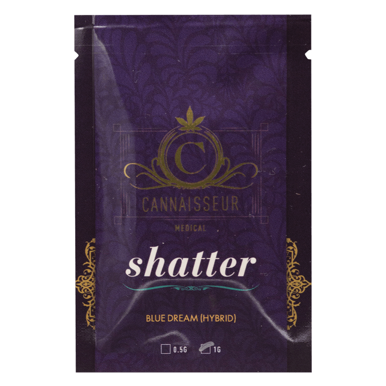 Cannaisseur Shatter – Blue Dream– 1g or 7g | BC Weed Edible Canada Cannaisseur Shatter – Blue Dream– 1g or 7g | BC Weed Edible Canada