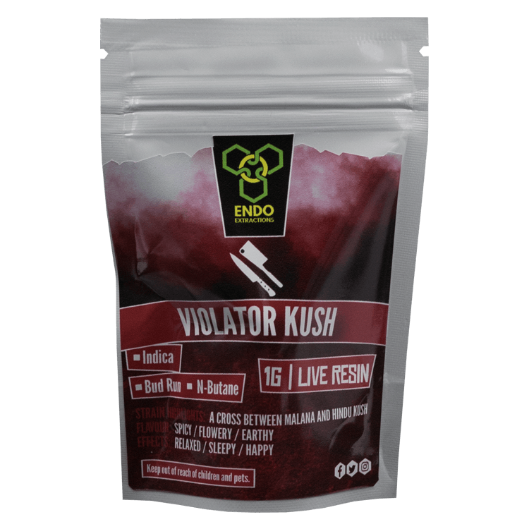 Endo Extractions – Live Resin – Violator Kush 1g | BC Weed Edible Canada Endo Extractions – Live Resin – Violator Kush 1g | BC Weed Edible Canada
