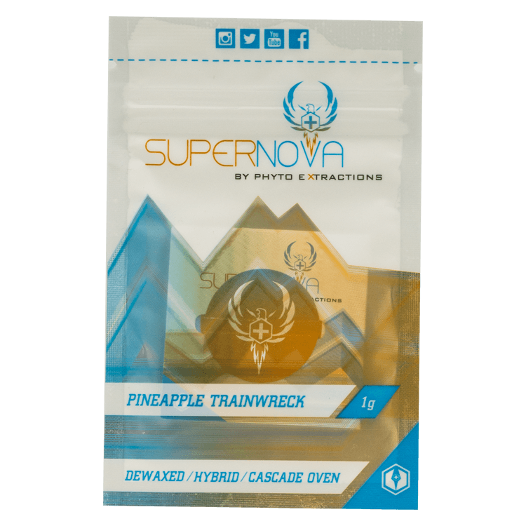 Supernova – Pineapple Trainwreck – 1g or 7g | BC Weed Edible Canada Supernova – Pineapple Trainwreck – 1g or 7g | BC Weed Edible Canada