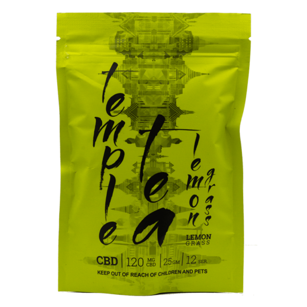 Temple Tea – Lemongrass CBD Tea – 120mg | BC Weed Edible Canada Temple Tea – Lemongrass CBD Tea – 120mg | BC Weed Edible Canada