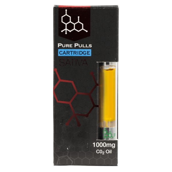 Pure Pulls – CO2 Oil Refill Cart – Sativa 1ml | BC Weed Edible Canada