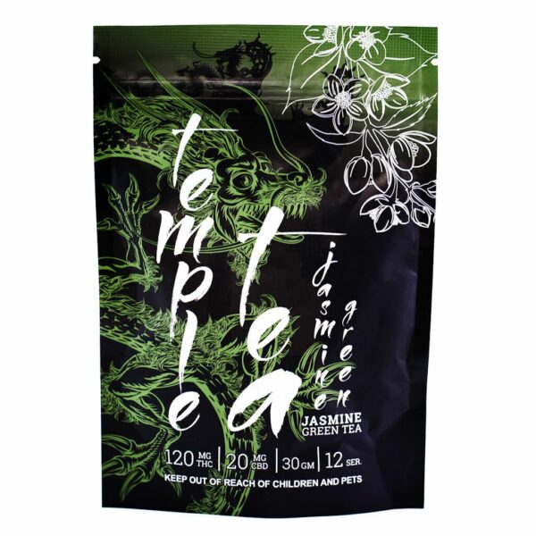Temple Tea – Jasmine Green Tea – 120mg THC | BC Weed Edible Canada Temple Tea – Jasmine Green Tea – 120mg THC | BC Weed Edible Canada