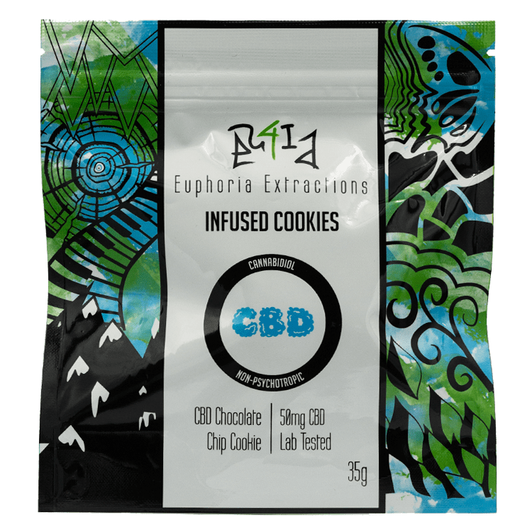Euphoria Extractions – CBD Cookie – 50mg | BC Weed Edible Canada Euphoria Extractions – CBD Cookie – 50mg | BC Weed Edible Canada
