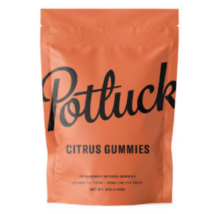 Potluck Extracts – Citrus Gummies – 200mg THC | BC Weed Edible Canada Potluck Extracts – Citrus Gummies – 200mg THC | BC Weed Edible Canada